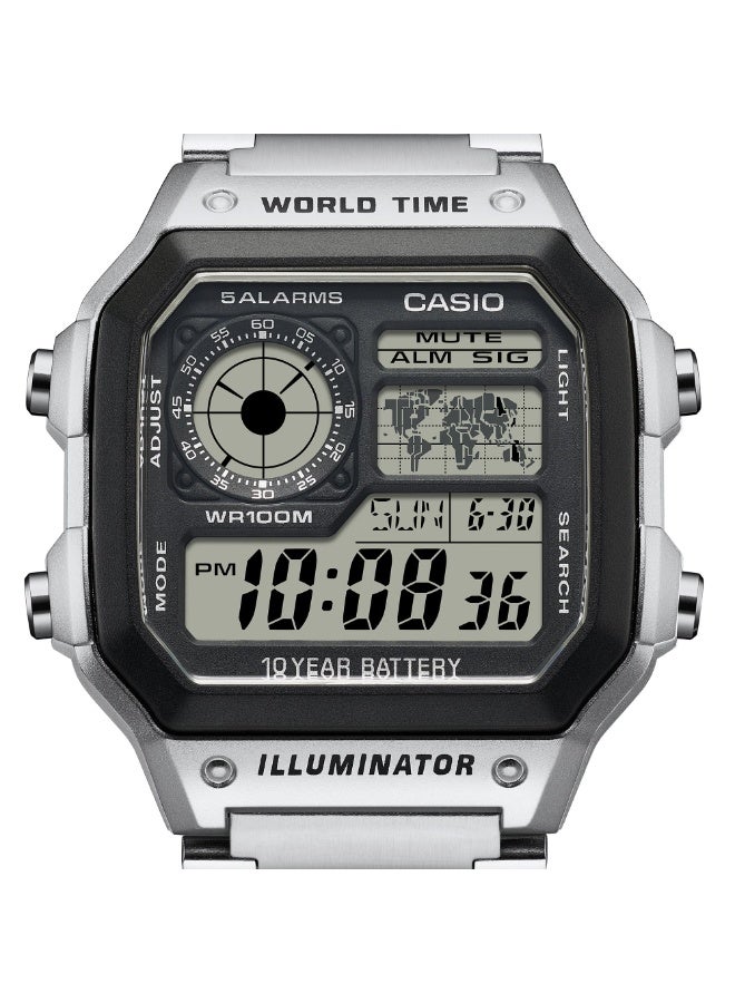CASIO Digital Men Watch AE-1200WHD-1AVDF - Image 4
